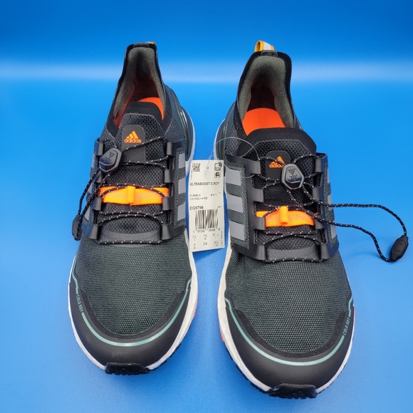 Adidas UltraBoost Cold.RDY Men's Running Shoes Size US 8 Black Orange EG9798 New - Picture 6 of 13